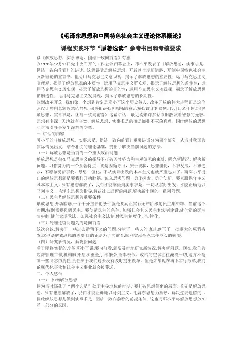 毛概实践作业2