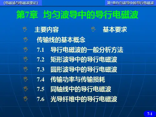 电磁场与电磁波理论第7章