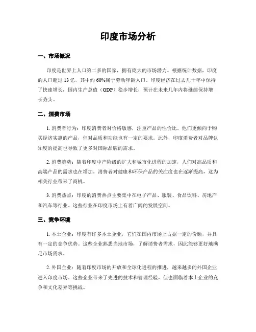印度市场分析