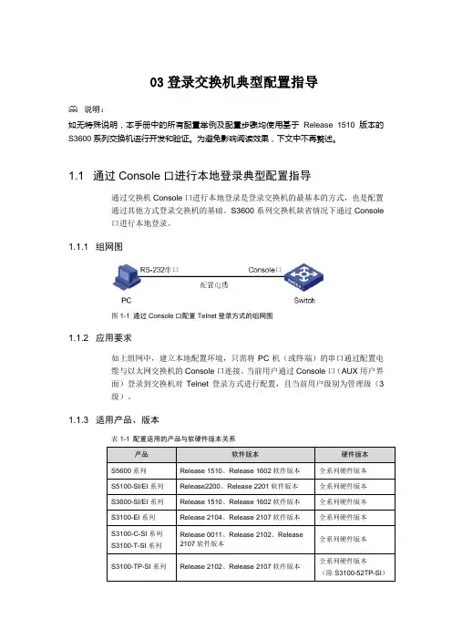 h3c初始配置
