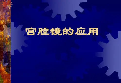 宫腔镜的应用PPT课件