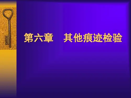 痕迹检验课件
