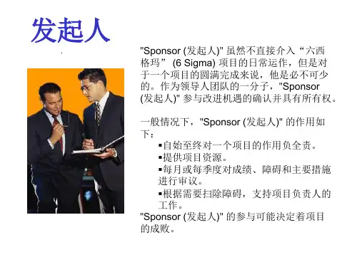 六西格玛改进过程概述PPT课件【精编】