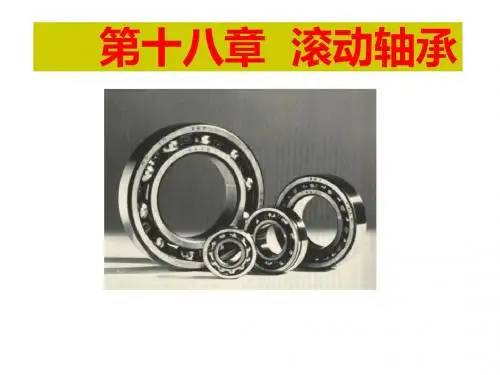 滚动轴承第18章