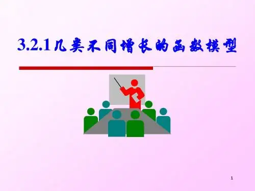 最新课标高中数学A版必修1-3.2.1几类不同增长的函数模型 优质课件 .ppt