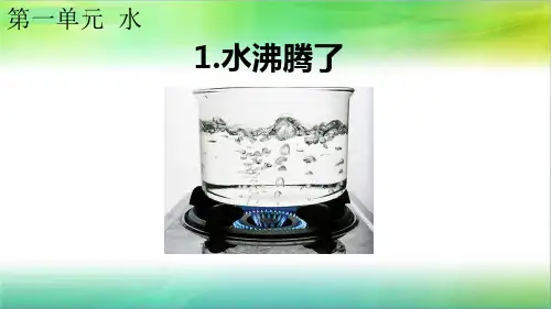 教科版小学科学新三年级上册科学1.2 水沸腾了教学PPT课件