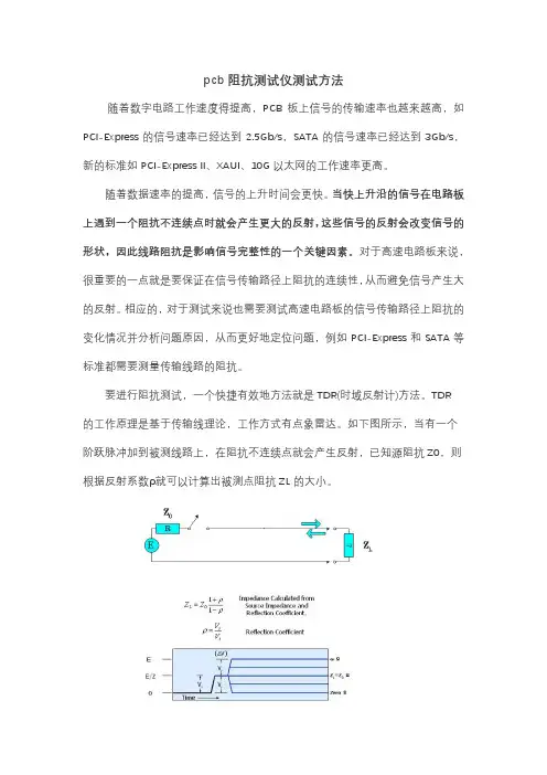pcb阻抗测试仪测试方法