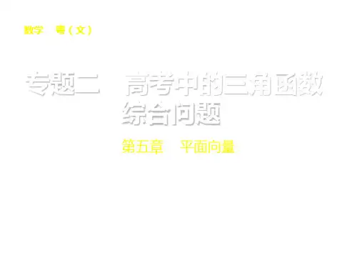 (广东专用)高考数学一轮复习第五章专题二三角函数问题课件文