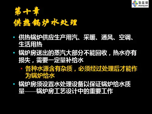 第十章 供热锅炉水处理