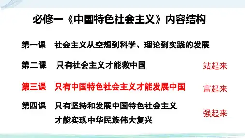 4.1中国特色社会主义进入新时代(大单元设计课件)-高一政治(统编版必修1)