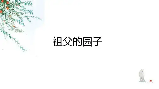祖父的园子ppt课件