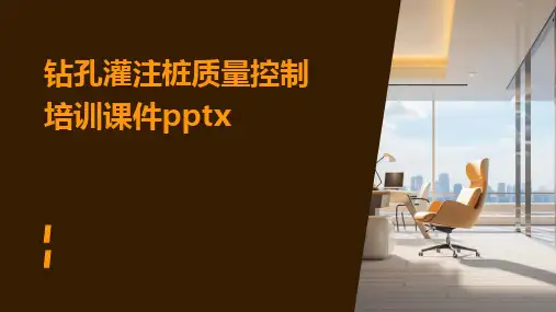 钻孔灌注桩质量控制培训课件pptx