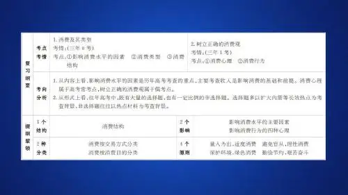 2020年高考政治一轮复习(课件+word文档)(经典版)第1单元 生活与消费 (5)