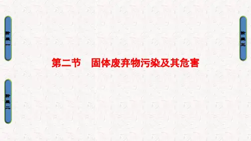高中地理第2章环境污染与防治第2节固体废弃物污染及其危害课件新人教版选修6