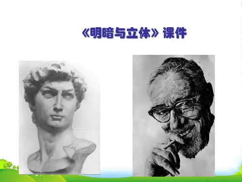 人教版六年级美术：《明暗与立体》课件02