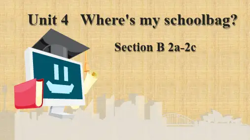 人教新目标七年级英语上册-Unit 4 Section B(2a-2c)课件(共30张PPT)