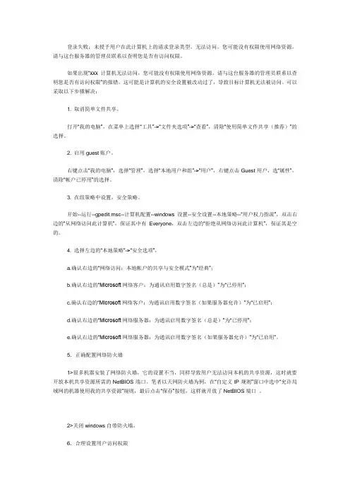 您可能没有权限使用网络资源_请与这台服务器的管理员联系以查明您是否有访问权限