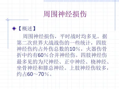外科学周围神经损伤X