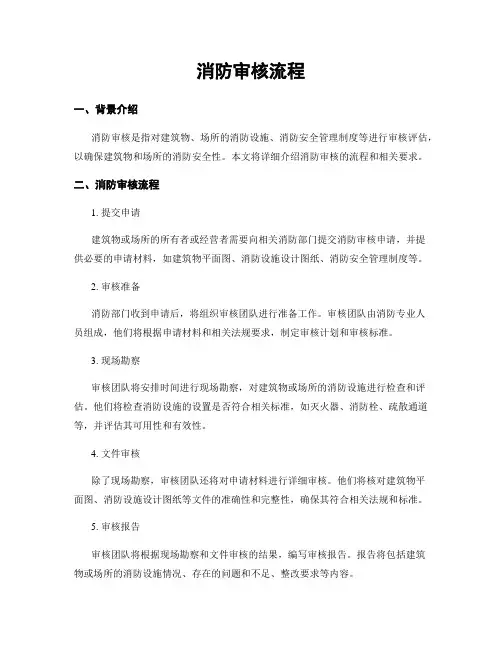 消防审核流程