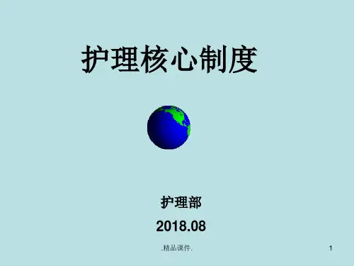 护理核心制度培训PPT新版.ppt