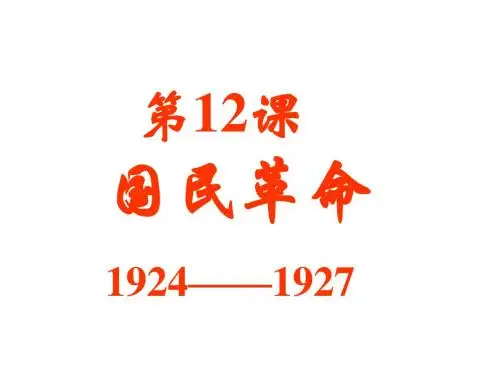国民革命运动