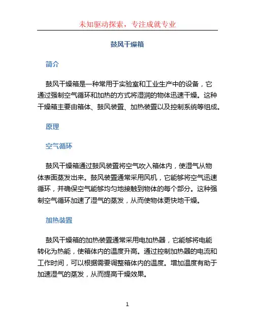 鼓风干燥箱