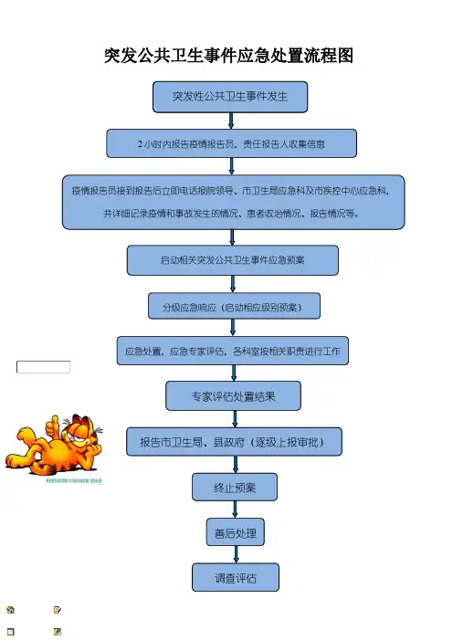 突发公共卫生事件应急处置流程图