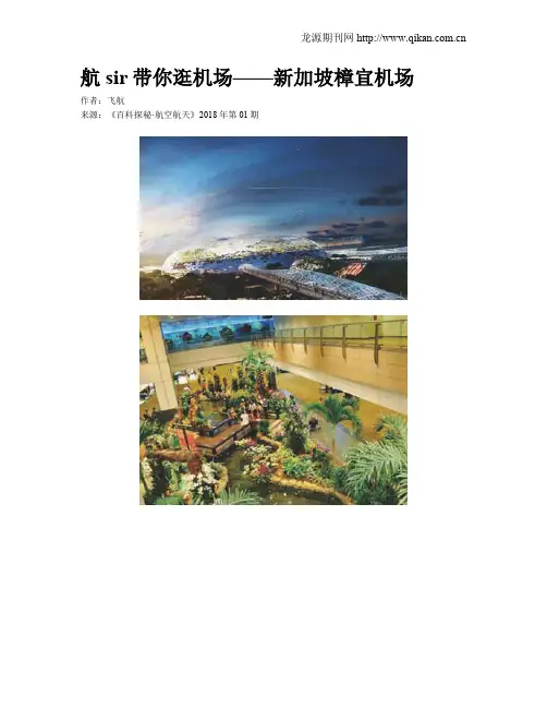 航sir带你逛机场——新加坡樟宜机场