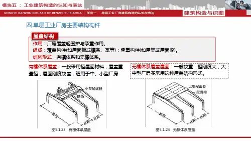 单层工业厂房主要结构构件