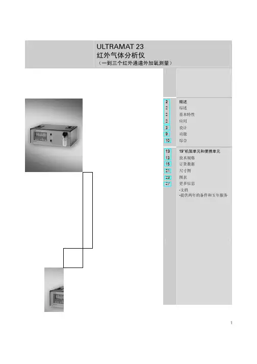 ULTRAMAT 23型红外气体分析仪