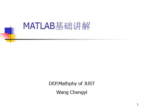 MATLAB经典教程(全)PPT课件
