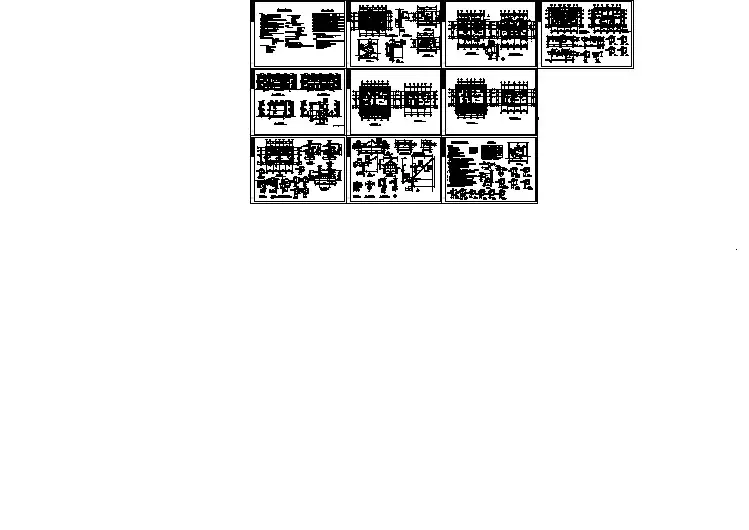 南方村民自用住宅cad结构设计图纸
