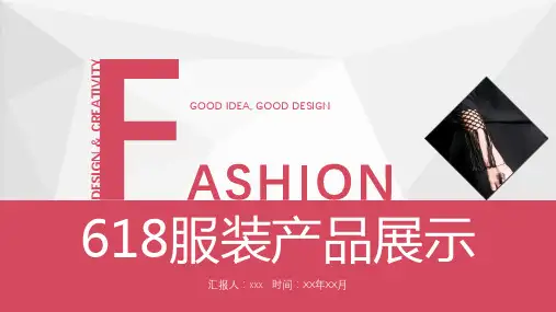 618服装产品展示产品营销策划PPT模板课件