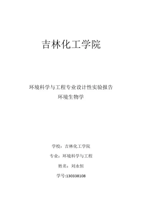 鱼类急性毒性实验