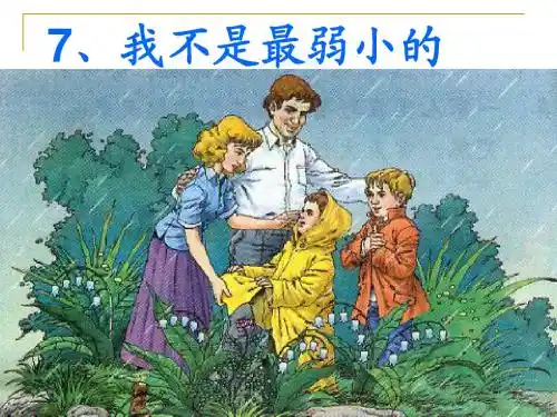我不是最弱小ppt