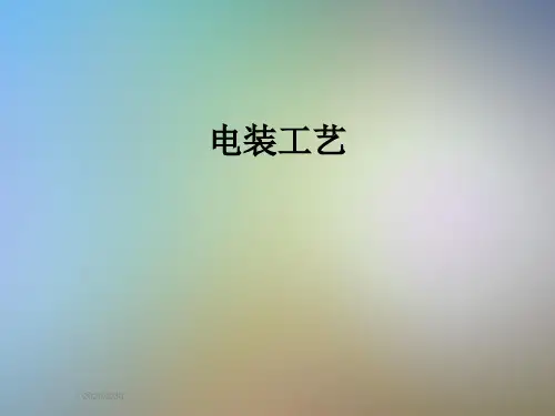 电装工艺