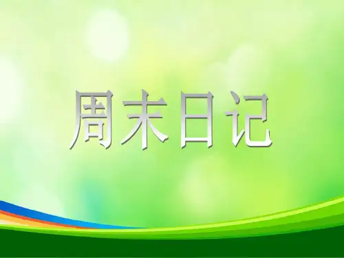 湘教版美术五上《周末日记》PPT课件3