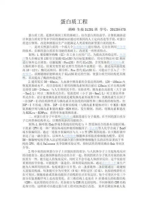 蛋白质工程 3