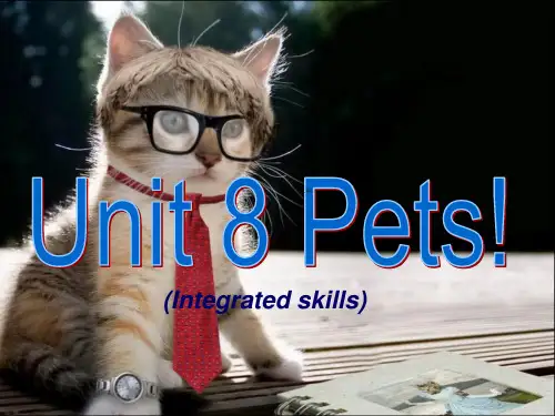 2021-2022年牛津译林版七年级英语下册Unit 8 integrated skill 优质课件