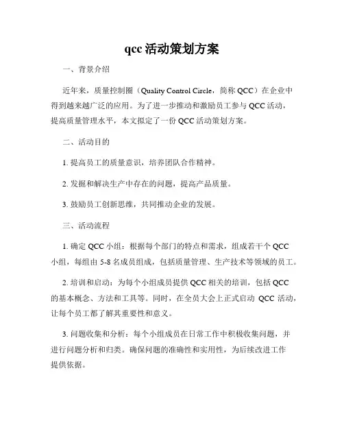 qcc活动策划方案