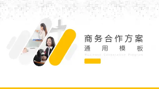 商务合作方案PPT模板