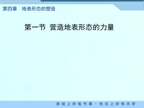 《营造地表形态的力量》PPT精品课件