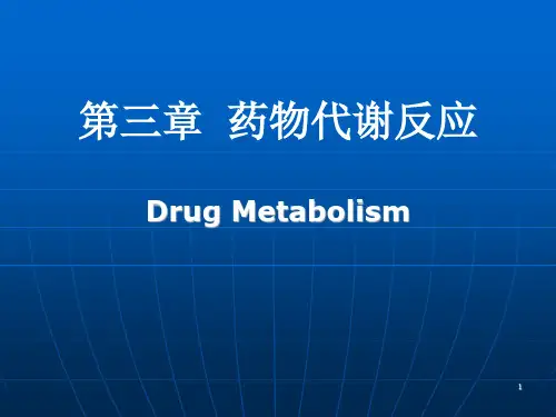 第3章--药物代谢