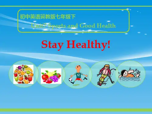 《Stay-Healthy!》Sports-and-Good-Health-【品质课件】