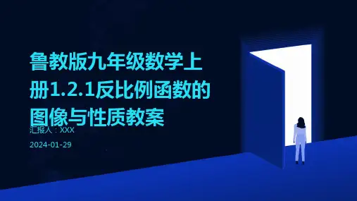 鲁教版九年级数学上册1.2.1反比例函数的图像与性质教案