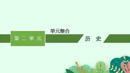 人教版高中历史选择性必修2经济与社会生活精品课件 第2单元 生产工具与劳作方式 单元整合