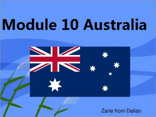 英语外研版九年级上Module10 Australia unit1课件