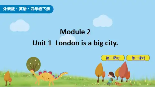 外研版四年级下册Module2 Unit 1课件