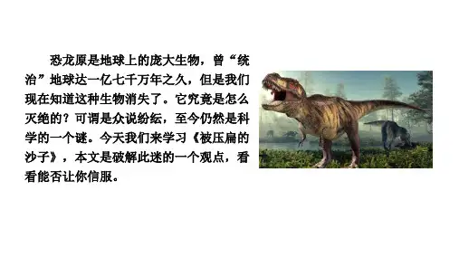 《阿西莫夫短文两篇：被压扁的沙子》ppt课件