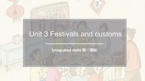 译林版(新)高中英语必修第二册U3 Integrated skills 第一课时 课件